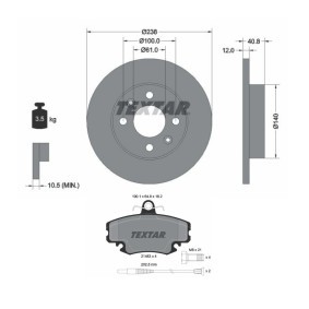 Bremsscheiben und -beläge TXR3405N0012
