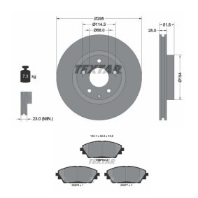 Bremsscheiben und -beläge TXR3405N0038