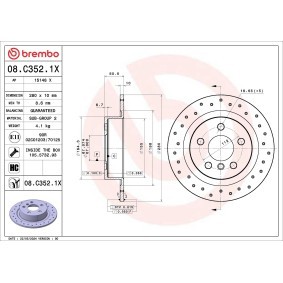 Bremsscheibe von BREMBO