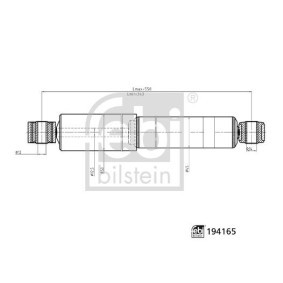 Comprar Amortiguador de FEBI BILSTEIN 194165 a bajo precio de 45,29 €