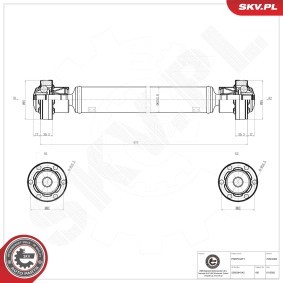 Comprar Árbol de transmisión de ESEN SKV 76SKV003 a bajo precio de 203,83 €