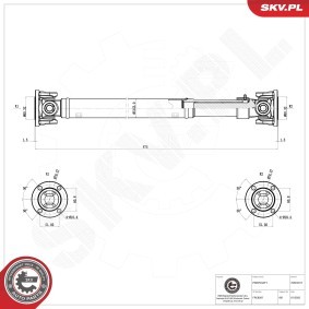 Antriebswelle 76SKV017