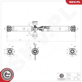 Comprar Árbol de transmisión de ESEN SKV 76SKV133 a bajo precio de 342,58 €