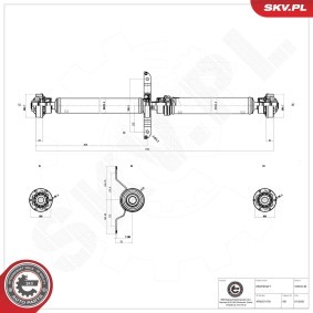 Comprar Árbol de transmisión de ESEN SKV 76SKV140 a bajo precio de 377,35 €