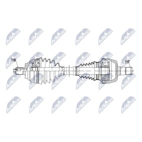Comprar Árbol de transmisión de NTY NPW-VW-220 a bajo precio de 255,35 €