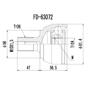 Acquista Kit giunti semiasse da PROCARO 77-FO-010 a buon mercato per soli 37,00 €