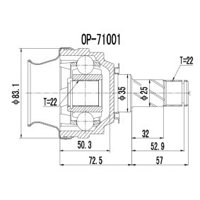 Acquista Kit giunti semiasse da PROCARO 77-OP-110 a buon mercato per soli 39,80 €