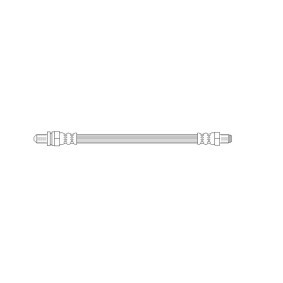 Bremsschlauch des Herstellers K&K - Originalware Artikelnummer: FT0242