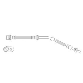 Bremsschlauch FT0966 von K&K günstig für 20,27 € online kaufen