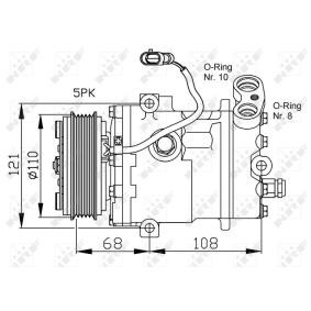 Acquista Compressore aria condizionata da NRF 32197 a buon mercato per soli 252,85 €