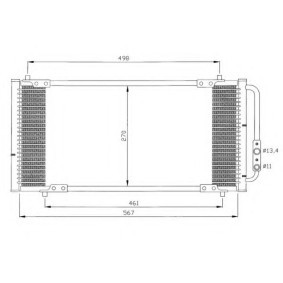 Achetez des Condenseur, climatisation NRF 35434 à prix pour 73,79 €