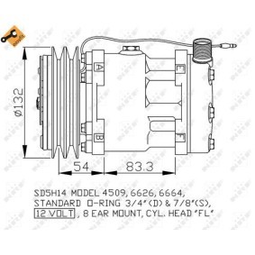 Klimakondensator 35572 für RENAULT TRUCKS