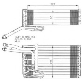 Verdampfer, Klimaanlage 36061