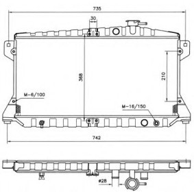 Kühler, Motorkühlung 506352