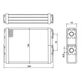 Achetez des Radiateur de chauffage de chez NRF en ligne pour Frontera Mk I (A) SUV (U92) à prix modérés