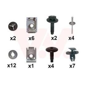 Achetez des Kit d'assemblage, pare-chocs VAN WEZEL 0975793 à prix pour 35,16 €