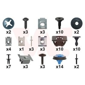 Achetez des Kit d'assemblage, pare-chocs VAN WEZEL 0983794 à prix pour 67,52 €