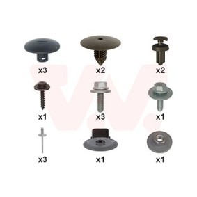 Achetez des Kit de montage, aile VAN WEZEL 1518796 à prix pour 19,57 €