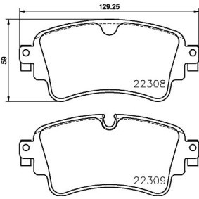 Köp Bromsbelägg av BREMBO P85154NX till det låga priset 897,57 kr