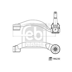 Achetez des Rotule de direction FEBI BILSTEIN 196230 à prix pour 34,60 €