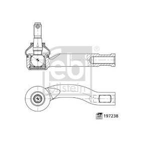 Spurstangenkopf für TOYOTA von FEBI BILSTEIN