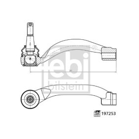 Achetez des Rotule de direction FEBI BILSTEIN 197253 à prix pour 27,40 €