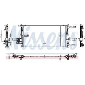 Kühler, Motorkühlung 607221