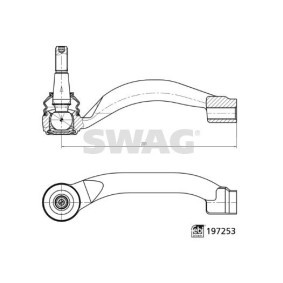 Achetez des Rotule de direction SWAG 33 11 2535 à prix pour 28,21 €