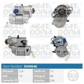 Köp Startmotor av MEAT & DORIA 5040646 till det låga priset 2823,75 kr