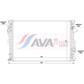 Köp Kylare av AVA COOLING SYSTEMS AU2357 till det låga priset 3056,85 kr