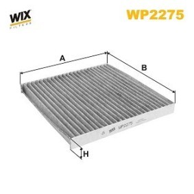 Kjøp Kupefilter av WIX FILTERS WP2275 til den lave prisen 172,02 NOK