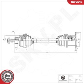 Acquista Semiasse da ESEN SKV 40SKV114 a buon mercato per soli 84,93 €