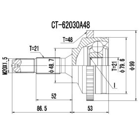 Acquista Kit giunti semiasse da PROCARO 77-PE-010 a buon mercato per soli 29,12 €