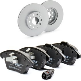 Bremsscheiben und -beläge für VW von RIDEX PLUS