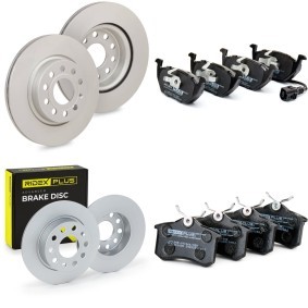 Bremsscheiben und -beläge für VW von RIDEX PLUS