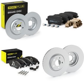 Bremsscheiben und -beläge für AUDI von RIDEX PLUS