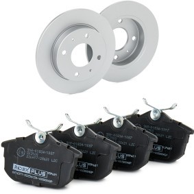 Comprar Kit de discos de freno y pastillas de RIDEX PLUS 3405B1296P a bajo precio de 75,08 €