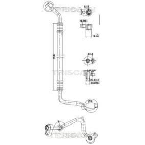 Achetez des Tuyau de clim de chez TRISCAN en ligne pour C-Max II (DXA/CB7, DXA/CEU) à prix modérés