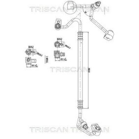 Achetez des Tuyau de clim de chez TRISCAN en ligne pour C-Max II (DXA/CB7, DXA/CEU) à prix modérés