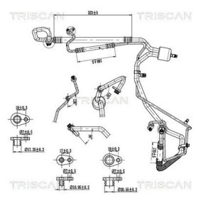 Achetez des Tuyau de clim de chez TRISCAN en ligne pour C4 II Picasso à prix modérés