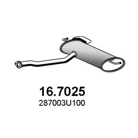 Endschalldämpfer 16.7025