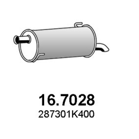 Endschalldämpfer 16.7028