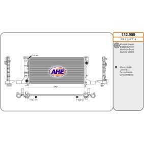 Acquista Radiatore motore da AHE 132.059 a buon mercato per soli 359,52 €