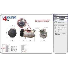 Acquista Compressore aria condizionata da AHE 97856N a buon mercato per soli 384,10 €