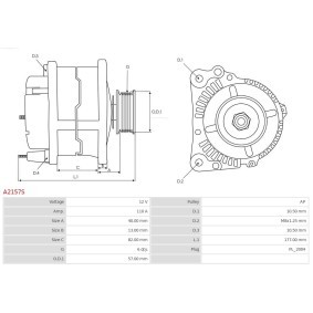 Lichtmaschine A2157S