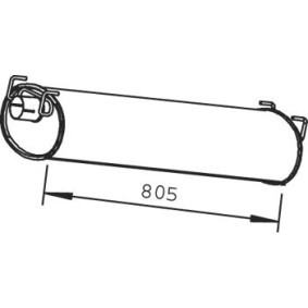 Mittelschalldämpfer von DINEX für DAILY III Pritsche/Fahrgestell günstig online kaufen
