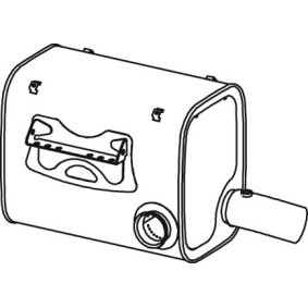 Mittel- / Endschalldämpfer 28460 für IVECO