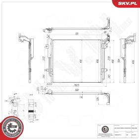 Acquista Condensatore climatizzatore da ESEN SKV 86SKV065 a buon mercato per soli 76,15 €