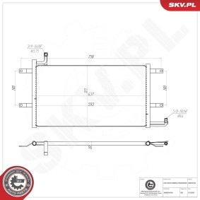 Acquista Condensatore climatizzatore da ESEN SKV 86SKV232 a buon mercato per soli 65,37 €