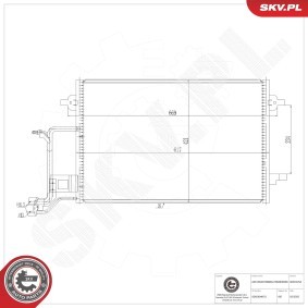 Acquista Condensatore climatizzatore da ESEN SKV 86SKV254 a buon mercato per soli 63,17 €